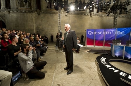 David Dimbleby to host 'final' general election broadcast in 2015